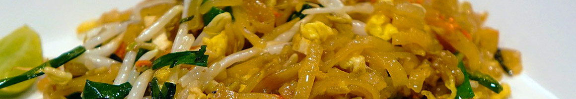 Eating Thai at Singha Thai Restaurant restaurant in Milwaukee, WI.